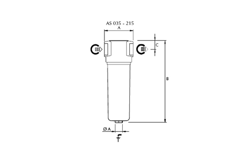 Сепаратор циклонный MTA PureSep AS 035