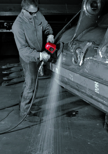 CP3349-SALAVADE Пневмошлифмашина вертикальная угловая 7700 об/мин, 3000 Вт, круг 180 мм, 4,2 кг