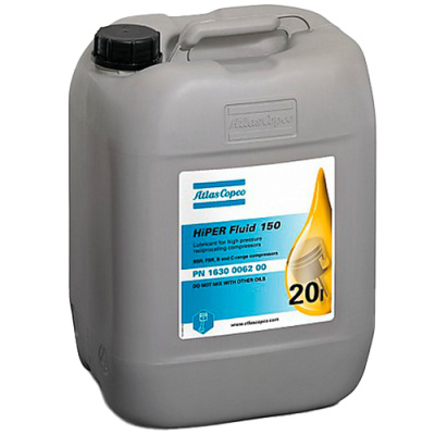 Компрессорное масло Atlas Copco HiPER Fluid 100 мм²/с, 20 л Компрессорное масло Atlas Copco HiPER Fluid 100 мм²/с, 20 л