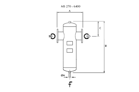 Сепаратор циклонный MTA PureSep MS 270