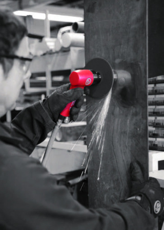 CP3070 - 120G Полировальная машина пистолетного типа 12000 об/мин, 375 Вт, подошва 125 мм, 1 кг