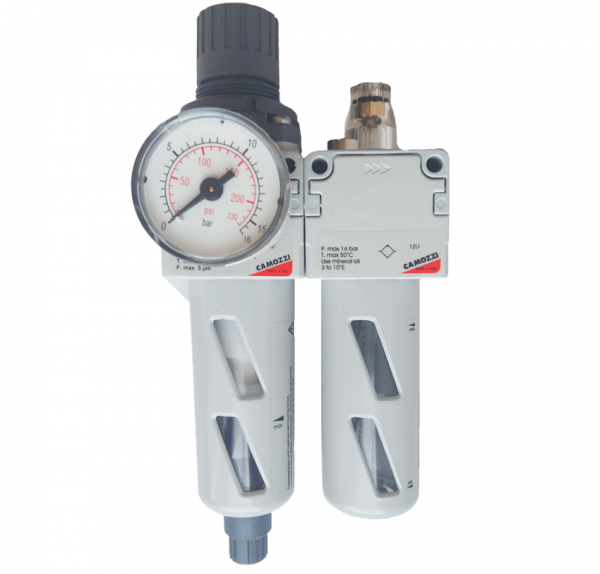 Фильтр-регулятор-лубрикатор Camozzi 1/2"