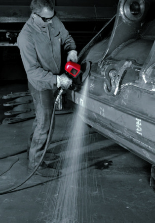 CP3349-SALAVADE Пневмошлифмашина вертикальная угловая 7700 об/мин, 3000 Вт, круг 180 мм, 4,2 кг