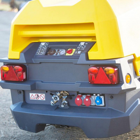 Дизельный компрессор Atlas Copco XAS 88 G с генератором 9 кВА