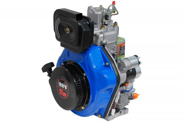 Двигатель дизельный 188FA-T2 (вал конус)