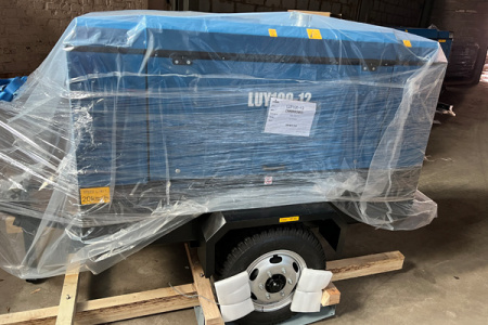 Компрессор LUY100-12 (CPS350-12) на шасси
