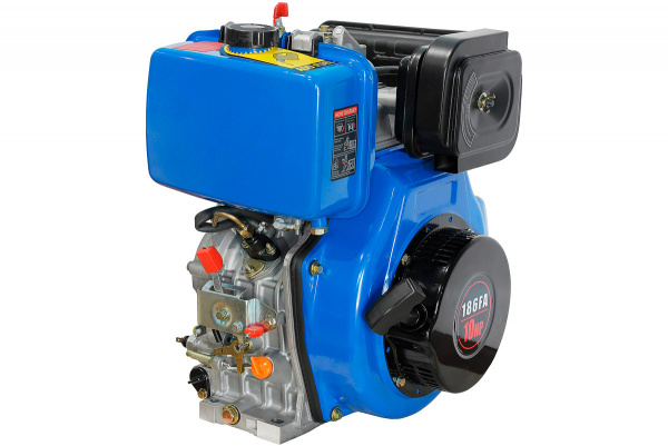 Двигатель дизельный 186FA-T3 (вал конус)