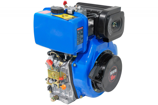 Двигатель дизельный 186FA-T1 (вал конус)