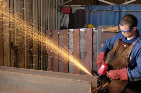 CP3349-SALAVELE Пневмошлифмашина вертикальная угловая 6500 об/мин, 3000 Вт, круг 230 мм, 4,4 кг