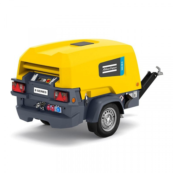 Дизельный компрессор Atlas Copco XAS 88 G с генератором 9 кВА