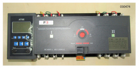 Реверсивный рубильник с логическим контроллером SHIQ5-D1 3P 100A/Automatic Transfer Switch (with controller)