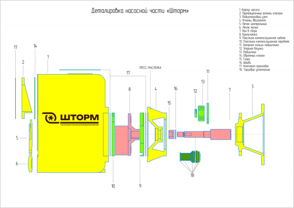 Насосная станция электрическая Шторм 6Э